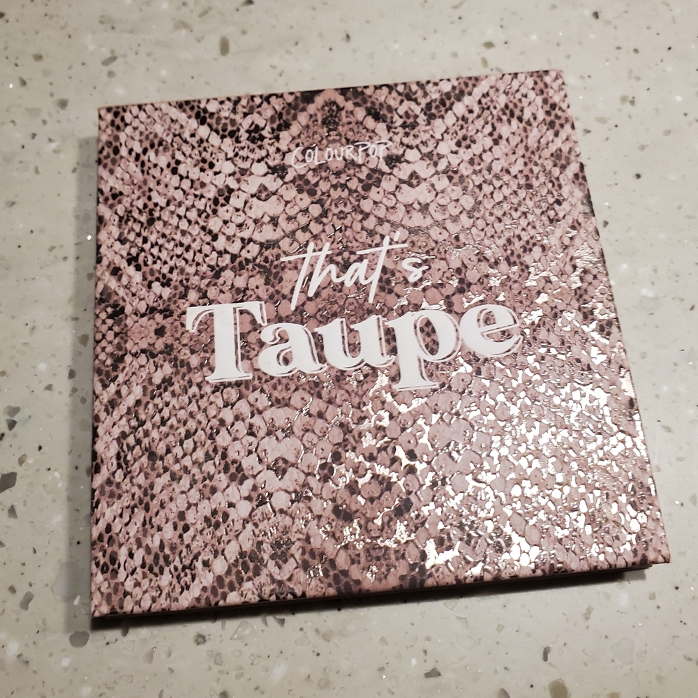 Used Once Colourpop Thats Taupe Palette